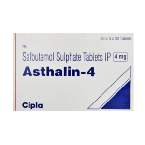 Asthalin 4 mg Tablets Salbutamol – 45 Pills