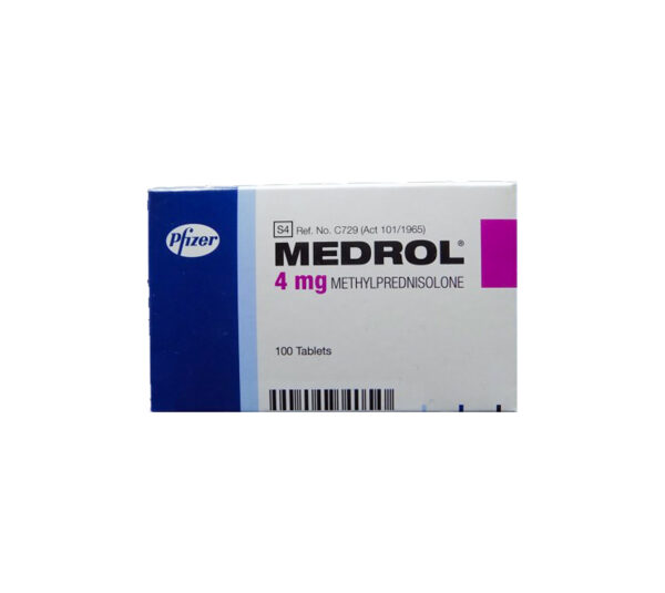 MEDROL (MEDROL)4mg – 100 tablet