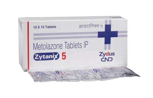 Zytanix (Zaroxolyn)5 Mg – 15 tablet