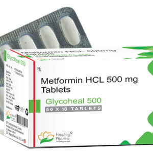 Metformin 500mg (Glycoheal 500) - 20 Tablets