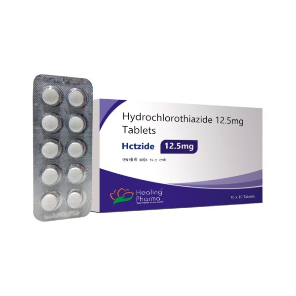 Hydrochlorothiazide 12.5mg (Hctzide 12.5) - 10 Tablets