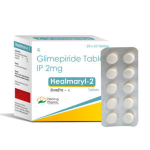 Glimepiride 2mg (Healmaryl 2) 2 mg - 200 Tablets