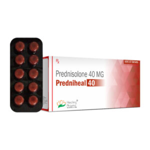 Prednisolone 40mg (Predniheal 40) - 10 Tablets