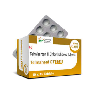 Telmisartan 40mg + Chlorthalidone 12.5mg (Telmaheal CT 12.5) - 15  Tablets