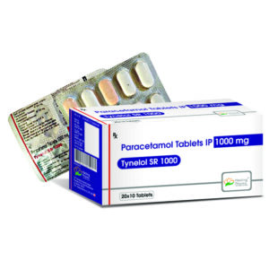 Paracetamol SR (Tynelol SR 1000) 1000 mg Tablet - 200 Tablets