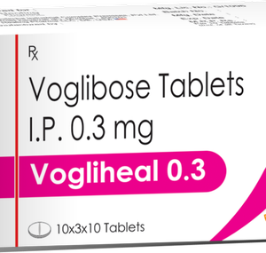 Voglibose 0.3mg (Vogliheal 0.3mg) - 10 Tablets