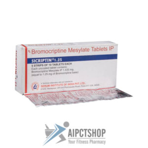 Sicriptin (Proctinal)1.25 Mg - 50 tablet