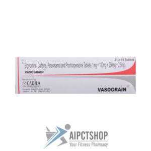 Vasograin (Cafergot)1/100/250/2.5 - 294 tablet