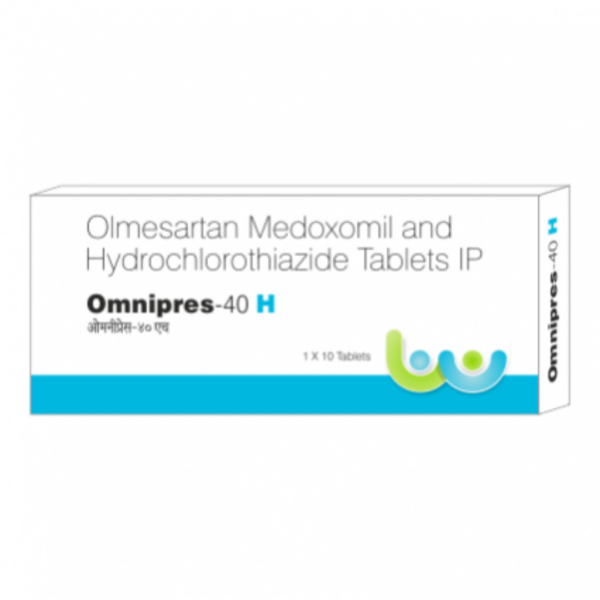 Omnipres 40 H  - 10 pills  Olmesartan and Hydrochlorothiazide
