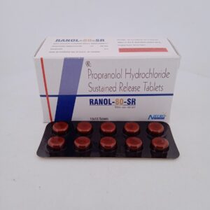 Propranolol 80mg SR (Ranol 80) - 10 Tablets