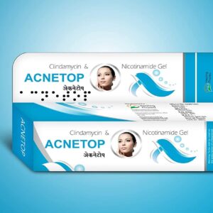Clindamycin Topical 1% + Nicotinamide 4% (Acnetop Cream) – 20 gm