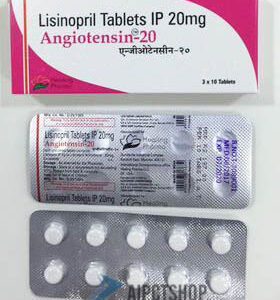 Angiotensin 20 mg Lisinopril 10 tablet