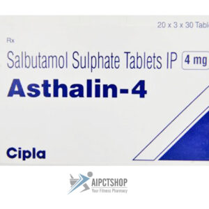 Asthalin 4 mg Tablets Salbutamol - 45 Pills