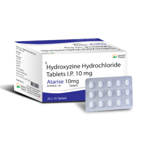 Hydroxyzine 10 mg Tablet (Atarise 10) – 15 Tablets