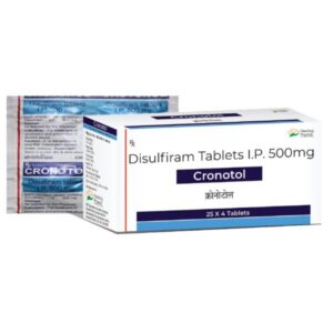 Disulfiram 500 mg Tablet (Cronotol 500) - 4 Tablets