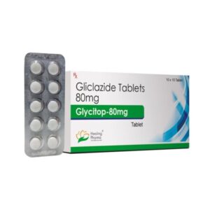 Gliclazide 80mg (Glycitop 80) - 10 Tablets