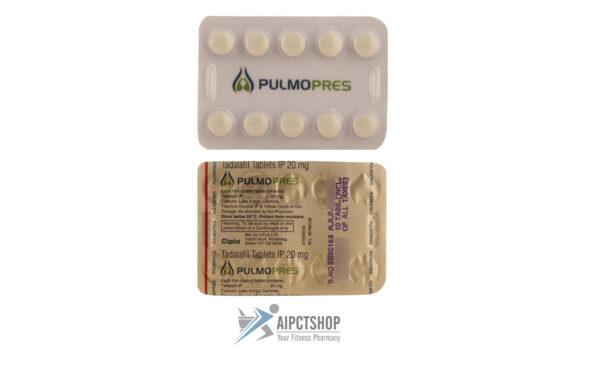 Pulmopres (Tadalafil)20mg 10 tablet - 10 tablet