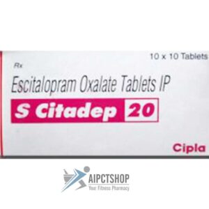 S CITADEP (Lexapro) 20 mg 100 tablet