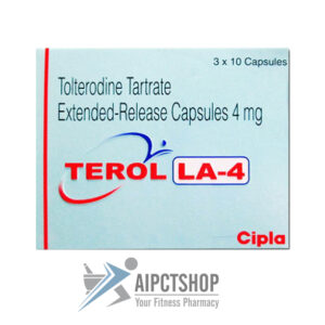 TEROL LA (Detrol LA)4?mg - 30 tablet