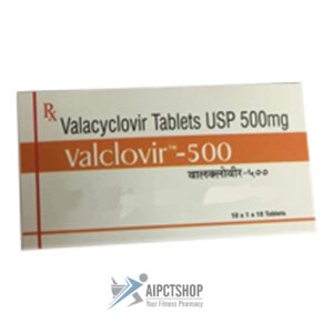 VALCLOVIR 500mg (Valacyclovir) 100 tablets centruion