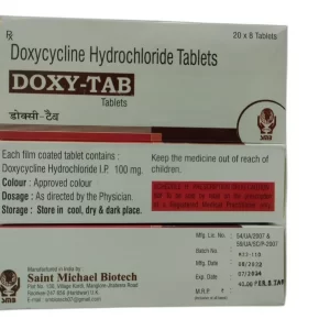 Doxytab 100 mg - Doxycycline - 8 tablets