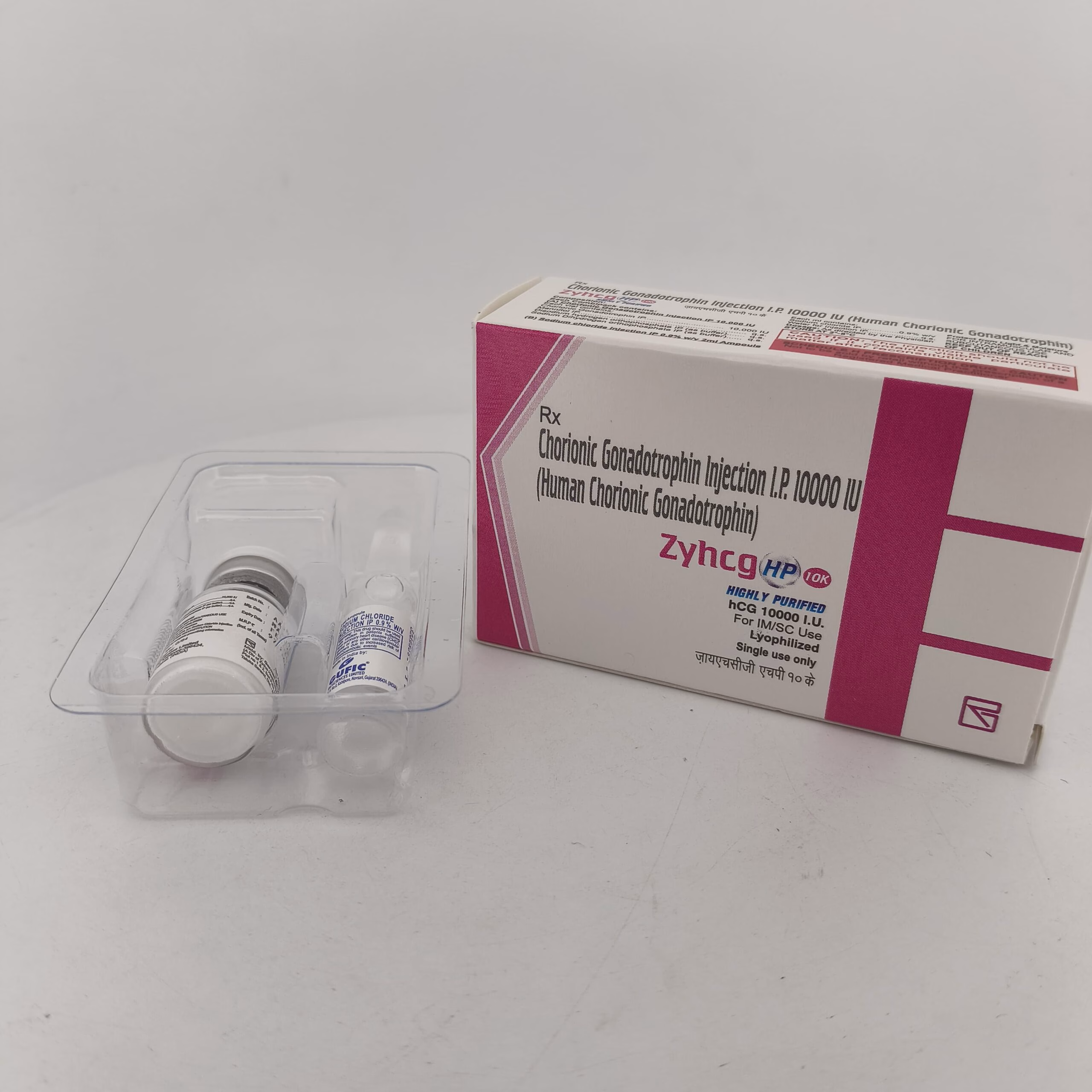 ZYHCG HP 10000IU - 1 AMPOULE - Image 2
