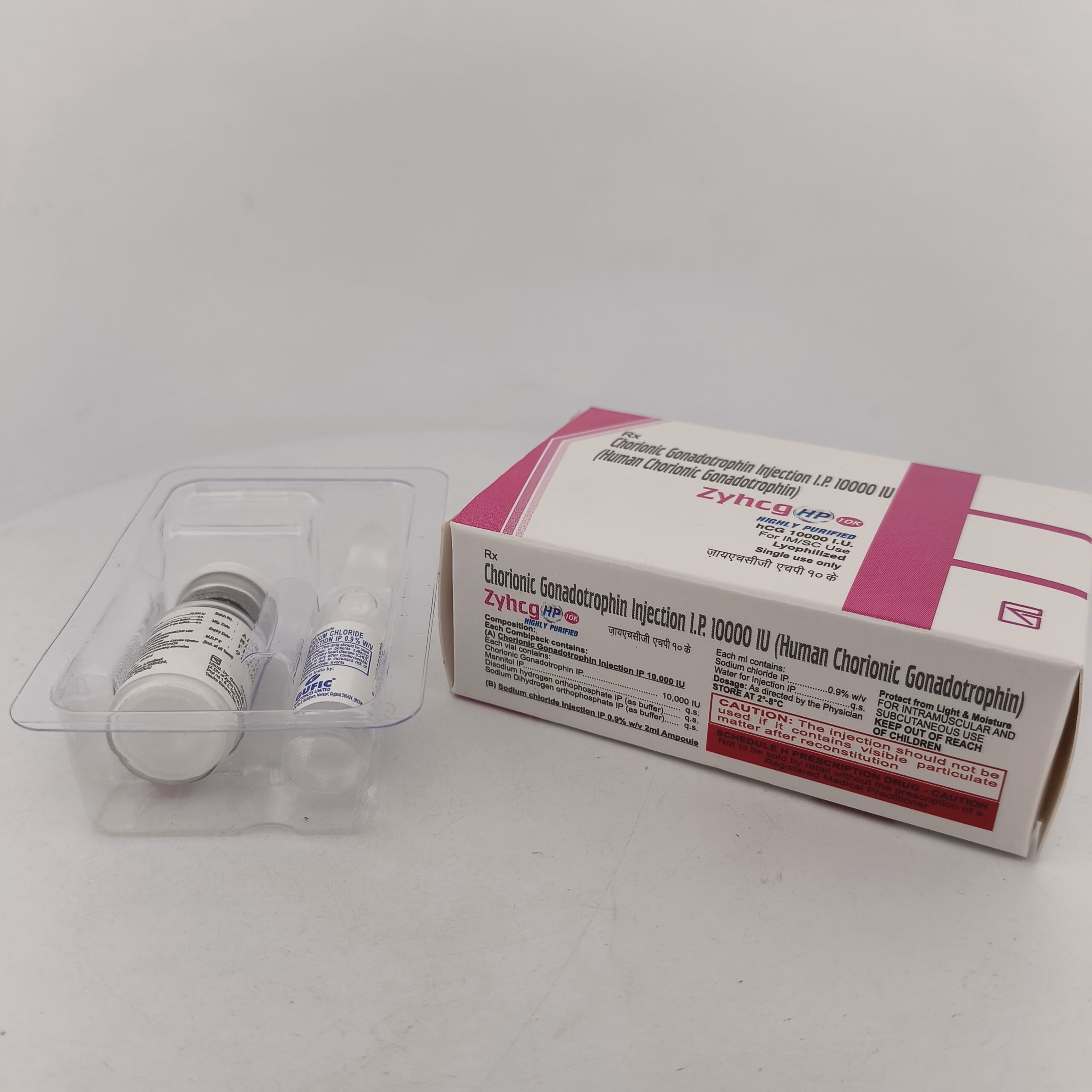 ZYHCG HP 10000IU - 1 AMPOULE - Image 4