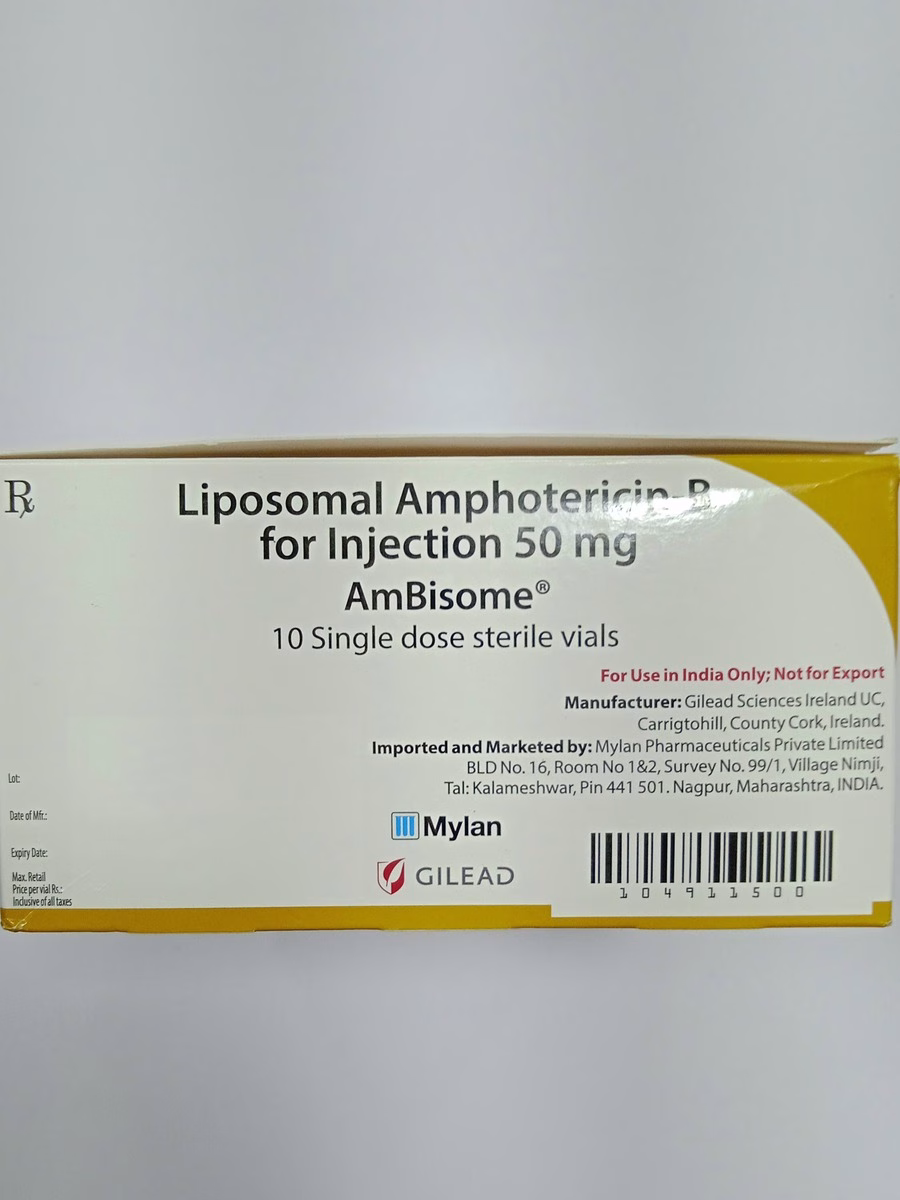 AMBISOME - 10 SINGLE DOES STERILE VIALS - Image 4