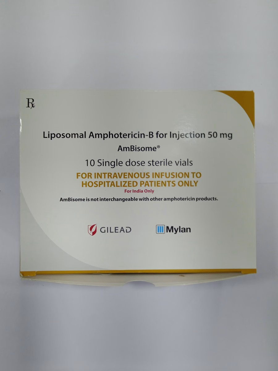 AMBISOME - 10 SINGLE DOES STERILE VIALS - Image 3