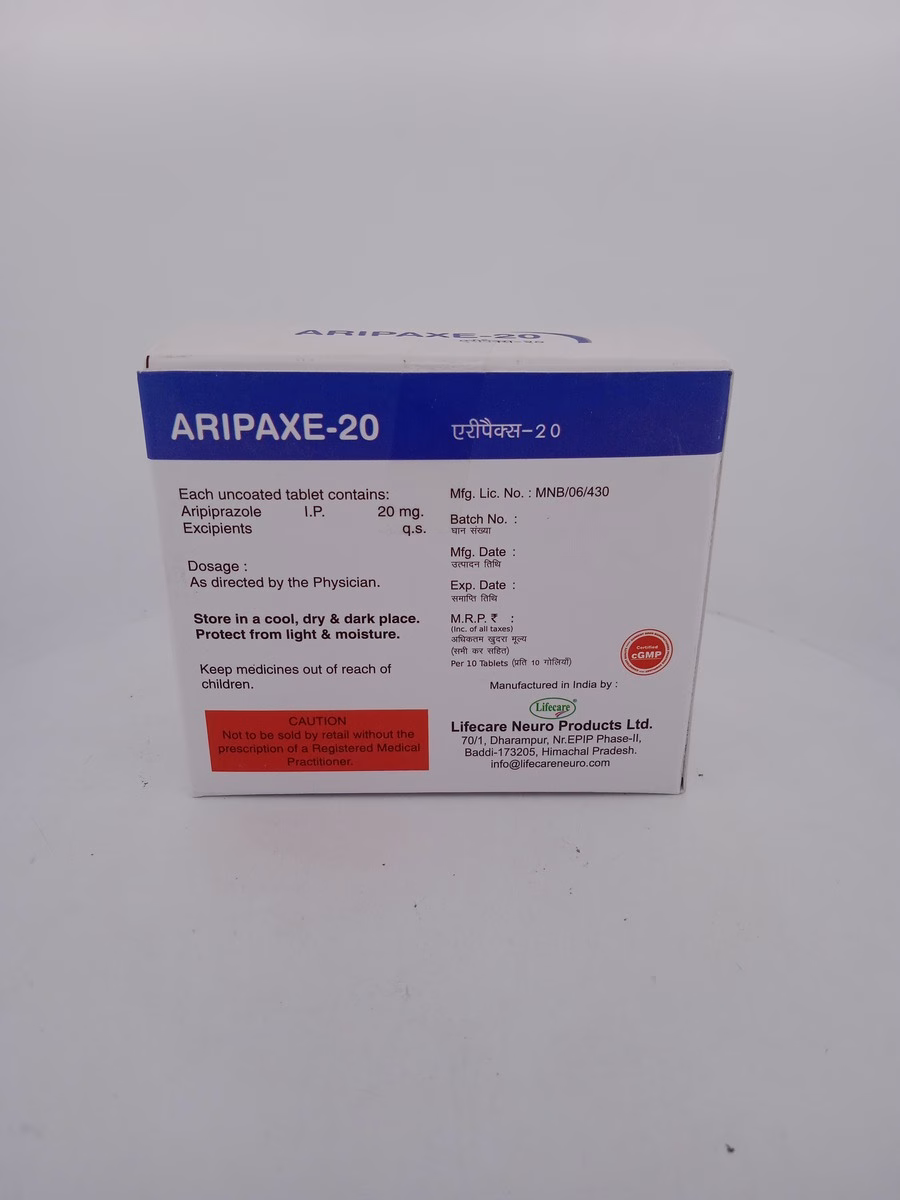 ARIPAXE 20 MG - 10 TABLETS - Image 4