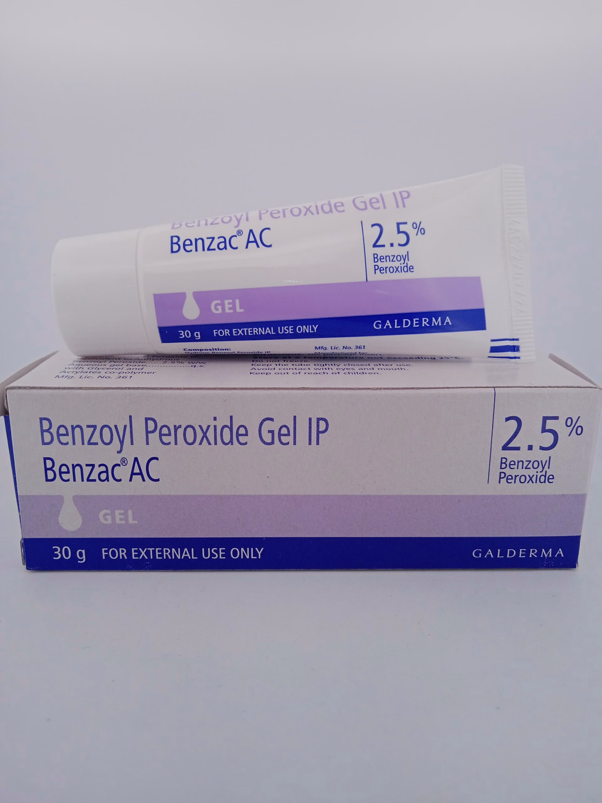 BENZAC AC 2.5% GEL - 1 TUBE OF 30gm - Image 2