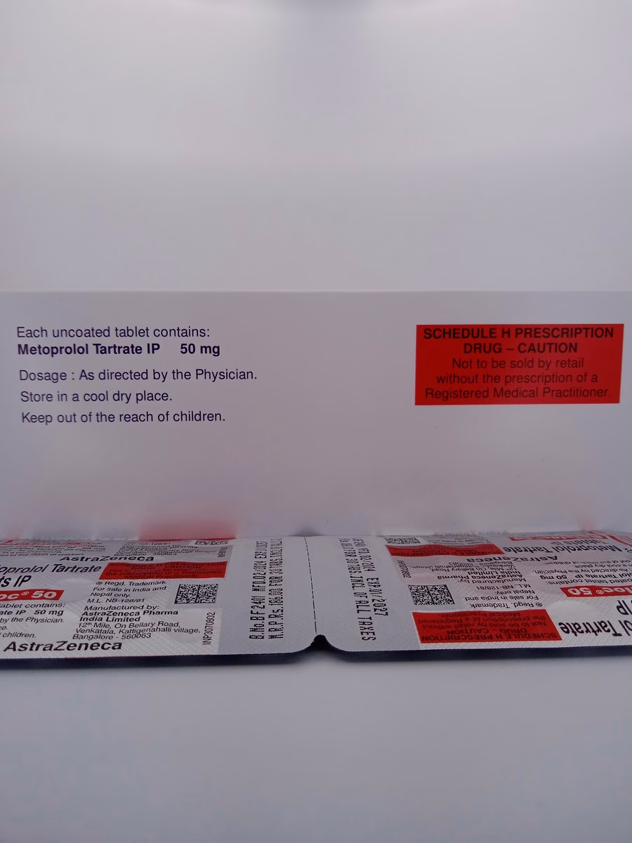 BETALOC 50 MG - 30 TABLETS - Image 4