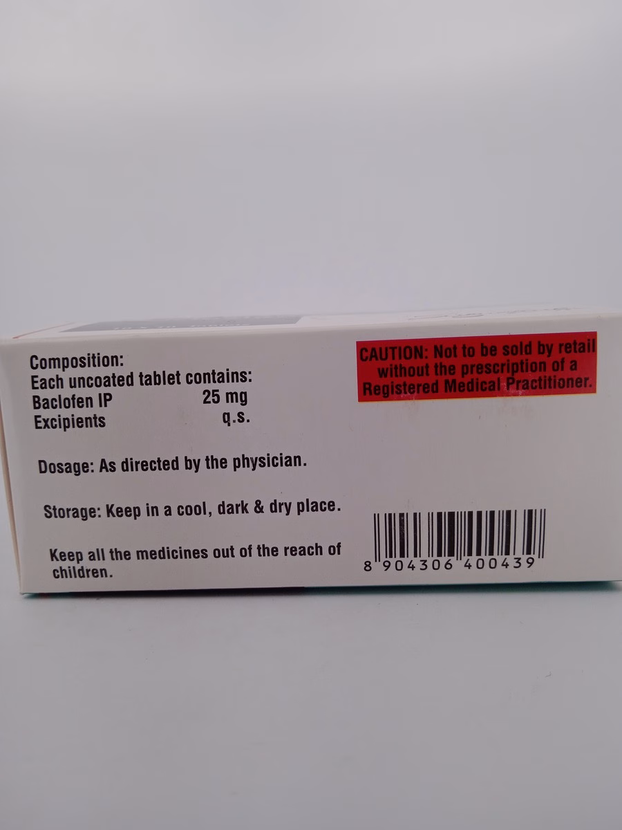 BACLOSIGN 25 MG - 10 TABLETS - Image 4