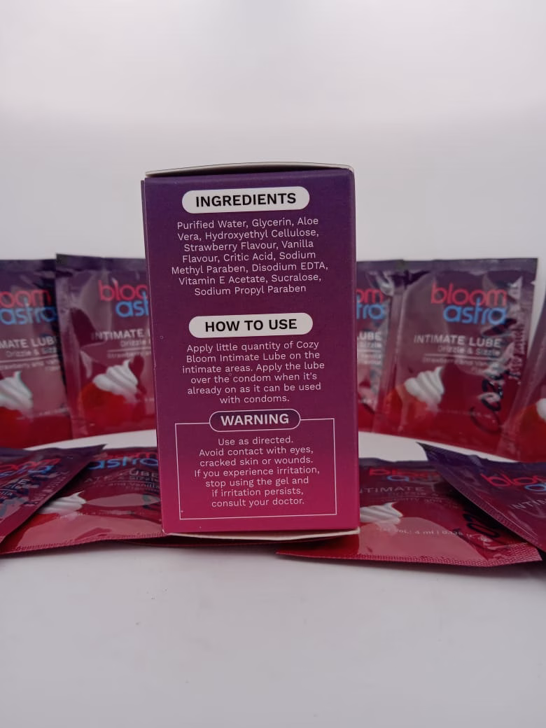 BLOOM ASTRA INTIMATE LUBE - 14 SACHETS - Image 2
