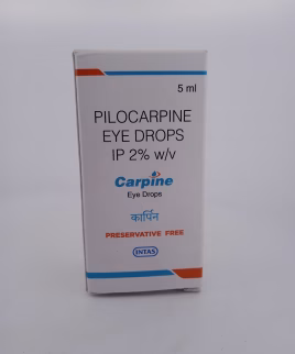 CARPINE EYE DROPS - 1 BOTTLE OF 5ML