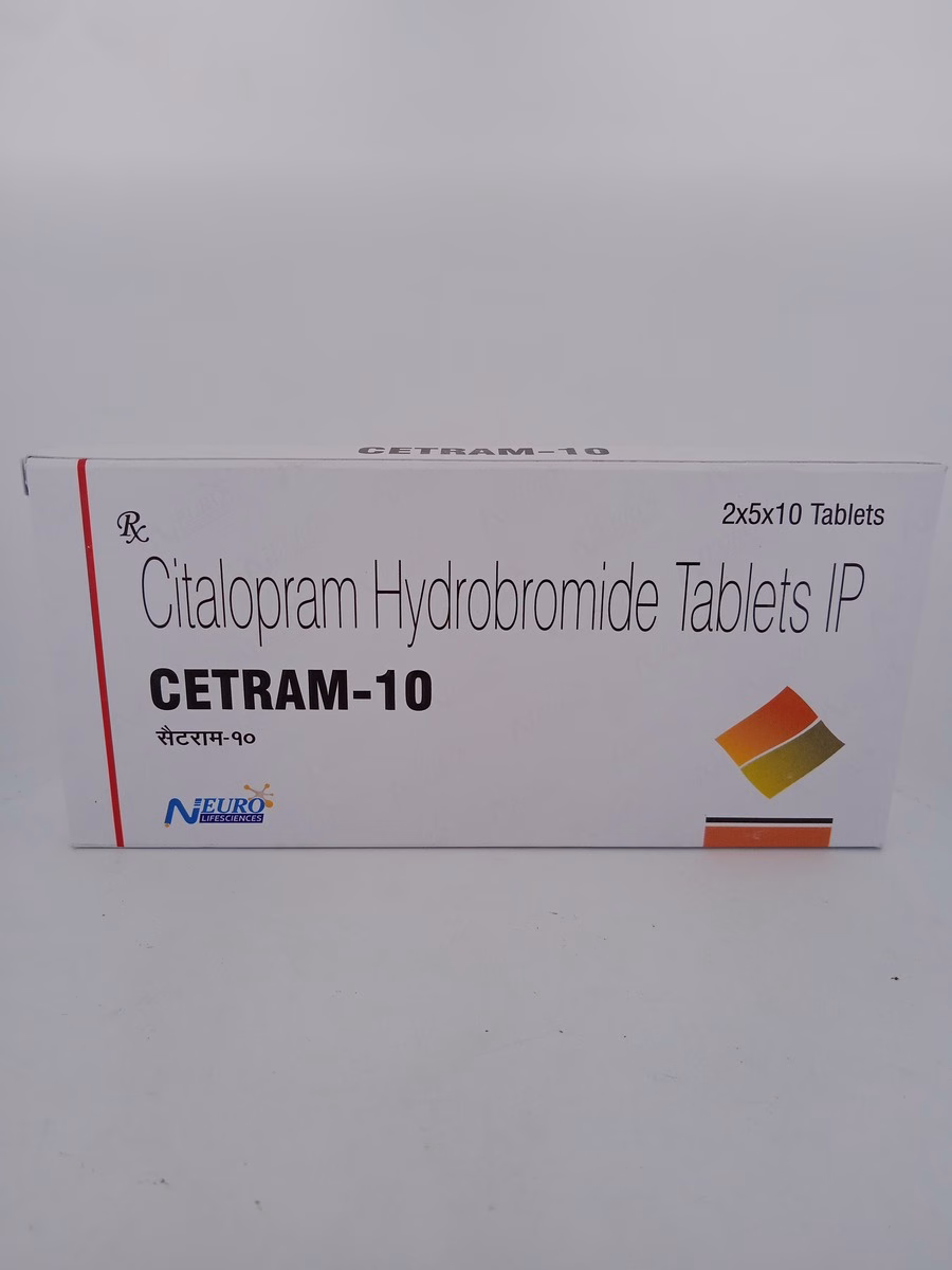 CETRAM 10 MG - 10 TABLETS