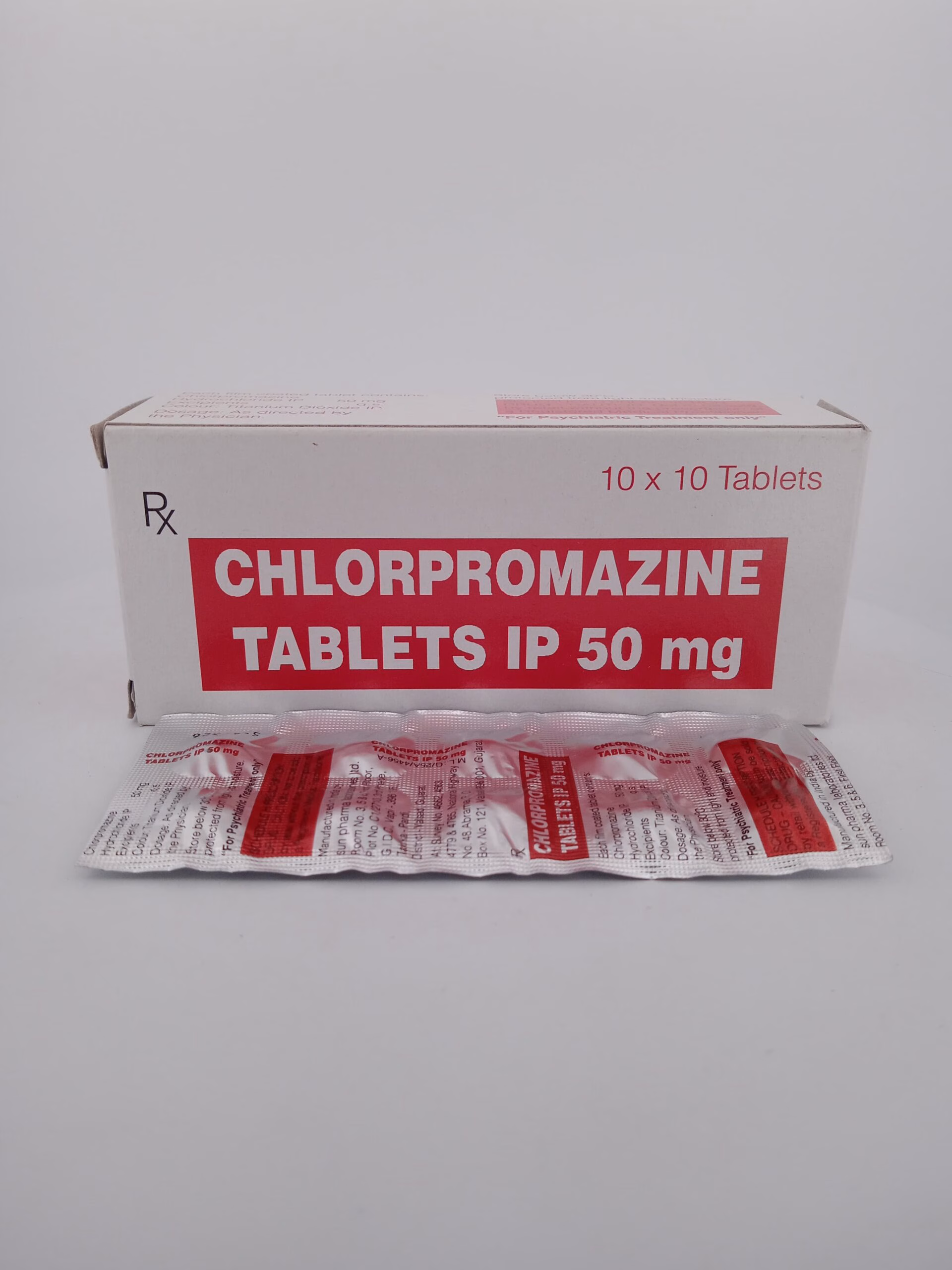 CHLORPROMAZINE 50 MG - 10 TABLETS - Image 2