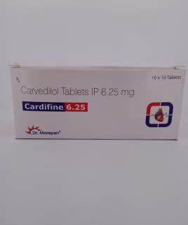 CARDIFINE 6.25MG - 10 TABLET