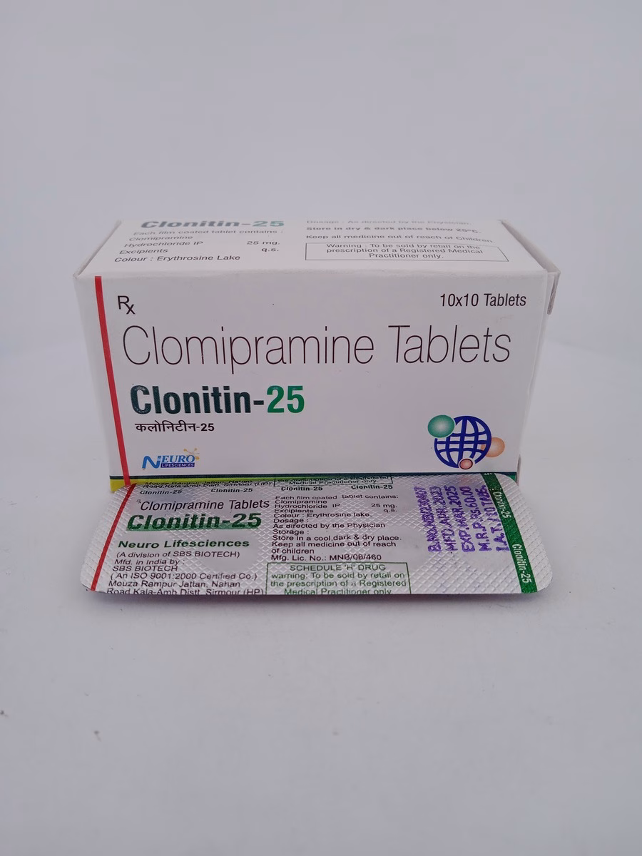 CLONITIN 25 MG - 10 TABLETS - Image 3