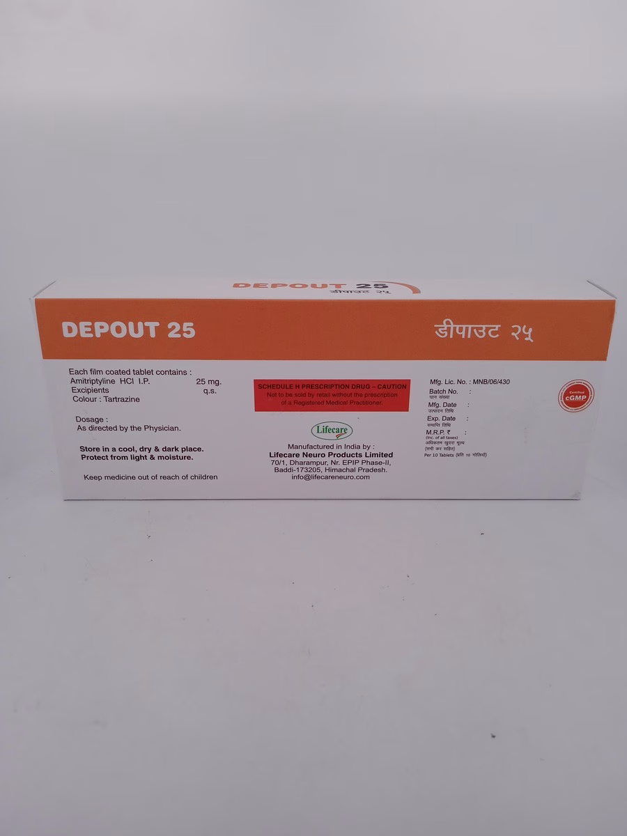 DEPOUT 25 MG - 10 TABLET - Image 4