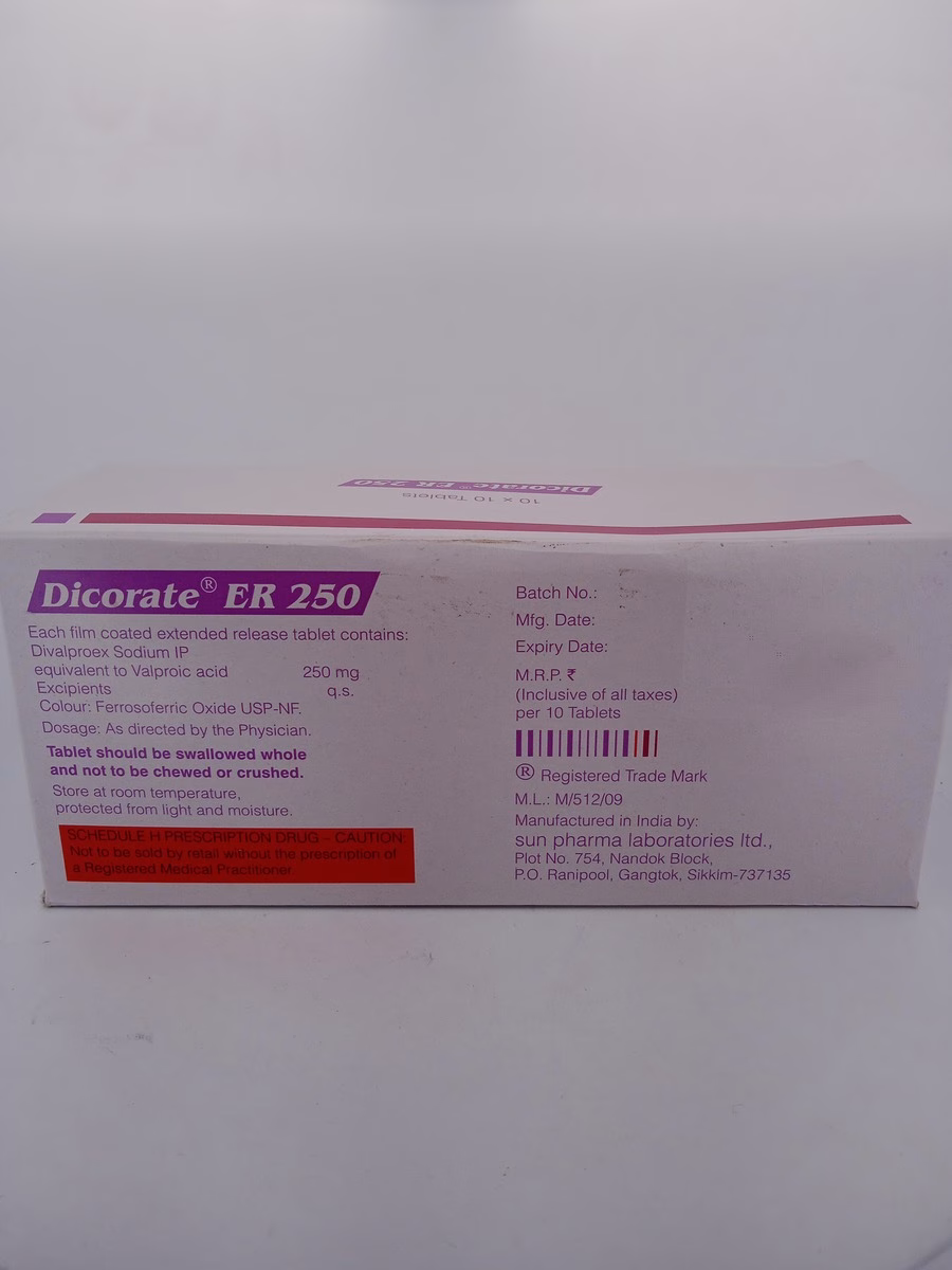 DICORATE ER 250 MG - 10 TABLETS - Image 4