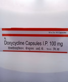 DOXYCYCLINE 100 MG - 10 CAPSULE