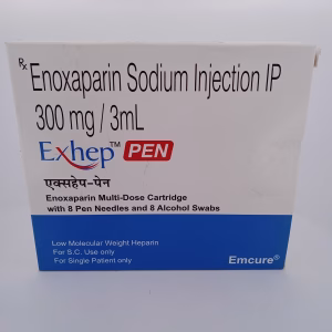 EXHEP PEN - 1 PEN WITH 8 PEN NEEDLES AND 8 ALCOHOL SWABS