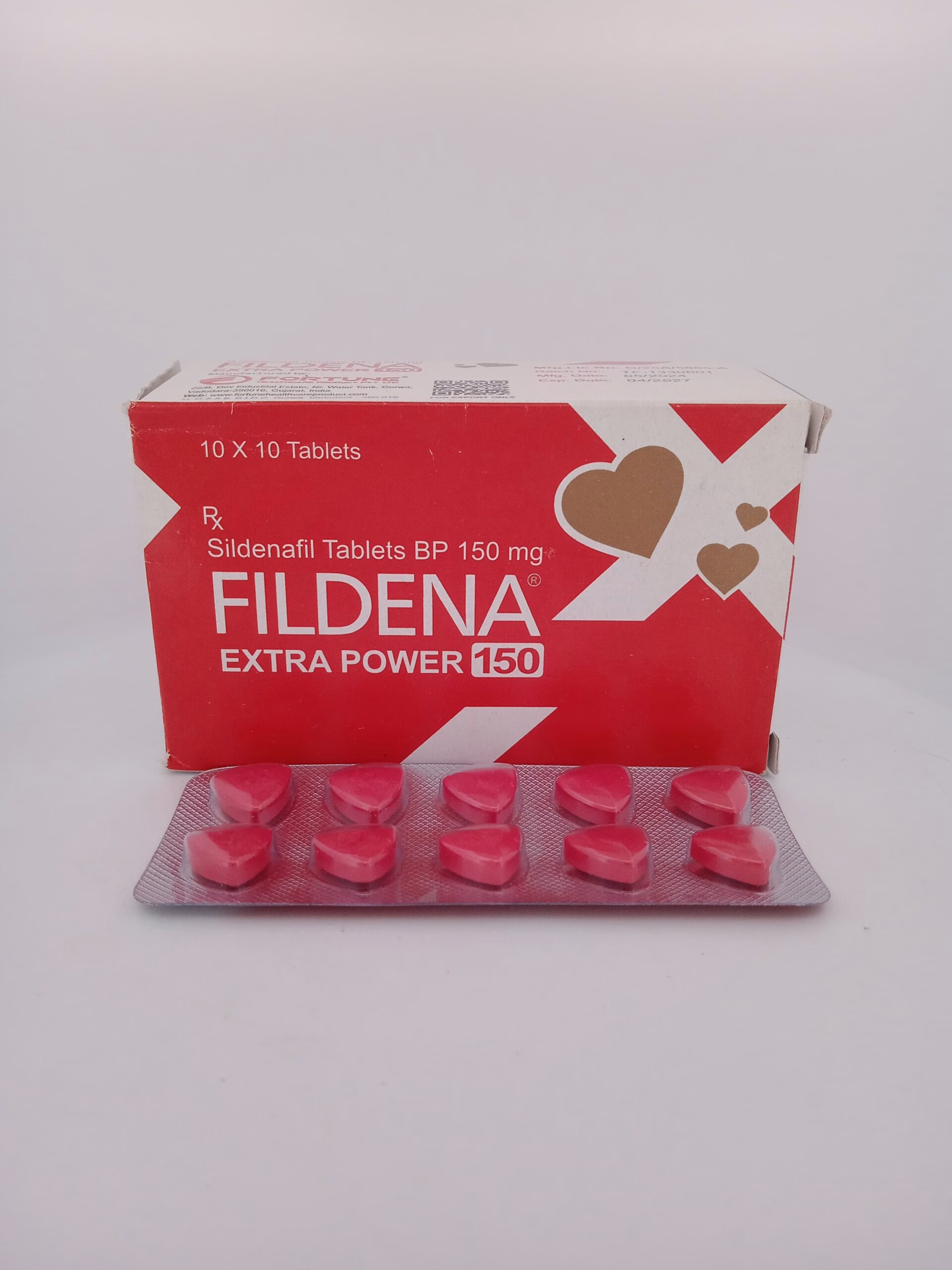FILDENA EXTRA POWER 150 MG - 10 TABLETS - Image 2