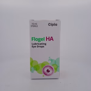 FLOGEL HA LUBRICATING EYE DROPS - 1 BOTTLE OF 10ML