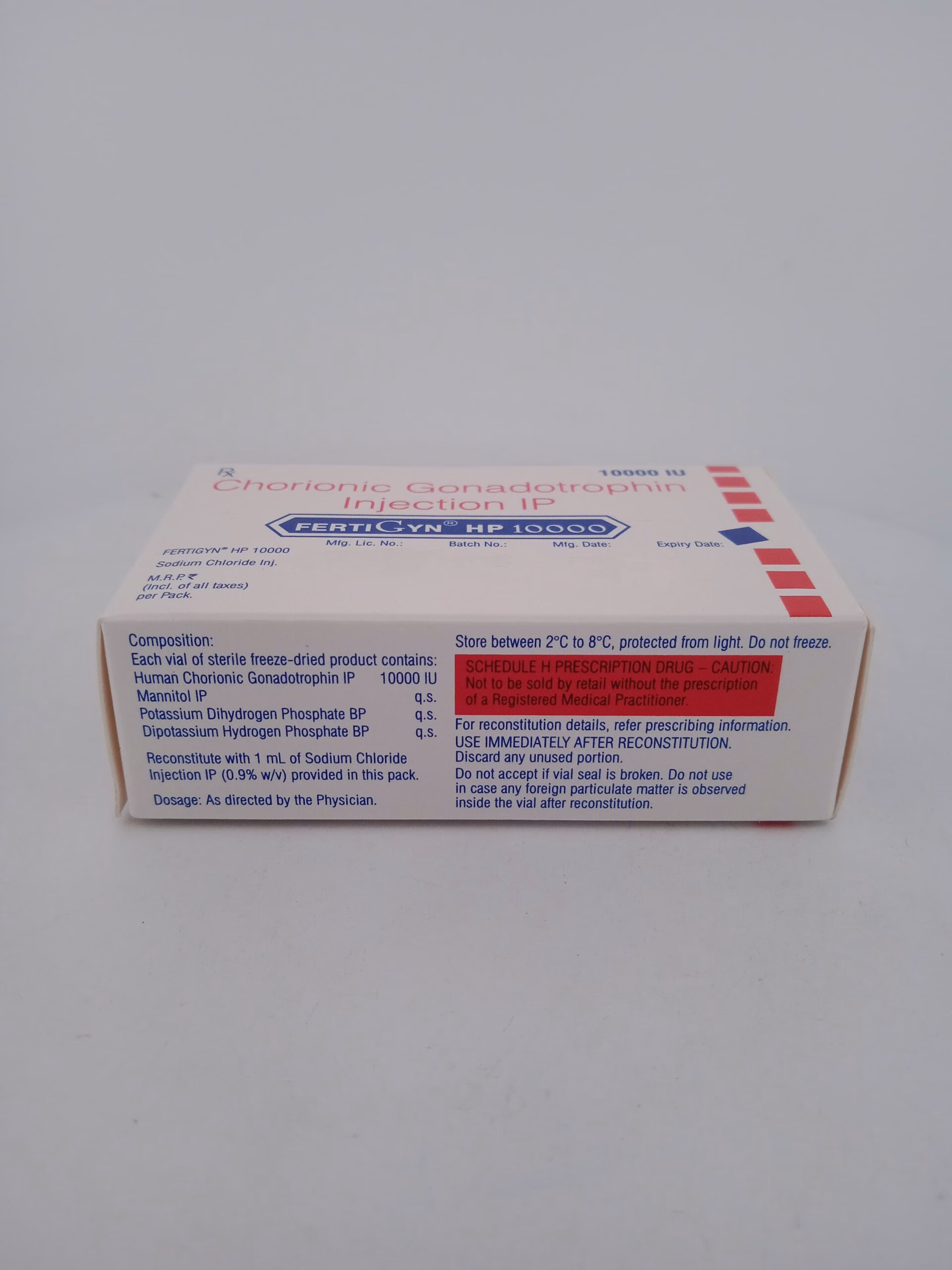 FERTIGYN 10000 IU INJECTION – 1 VIAL - Image 3