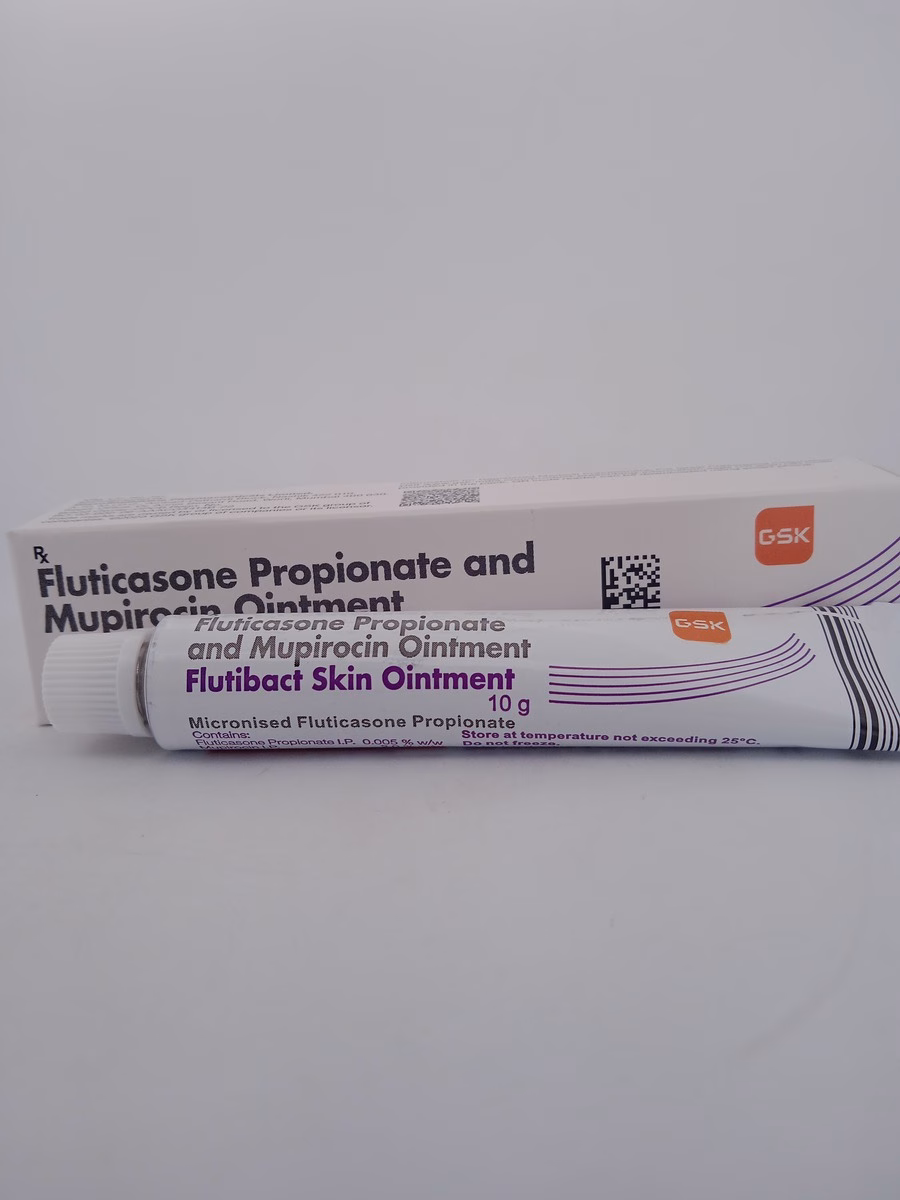 FLUTIBACT SKIN OINTMENT - 1 TUBE OF 10GM - Image 2