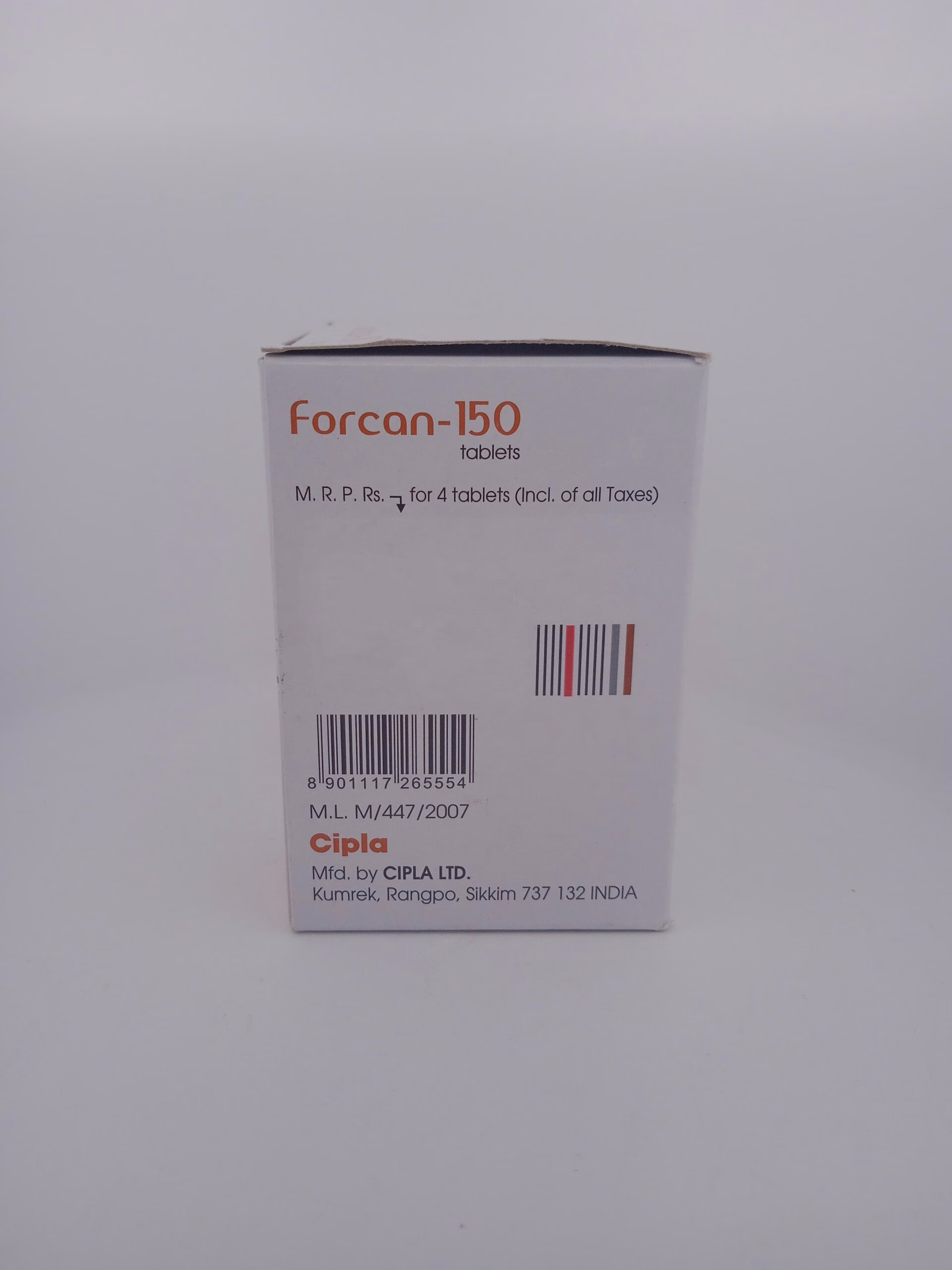 FORCAN 150 MG - 4 TABLETS - Image 4