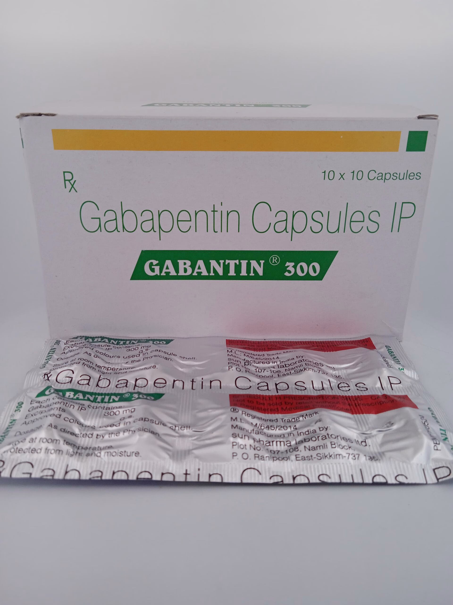 GABANTIN 300 MG - 10 CAPSULES - Image 2