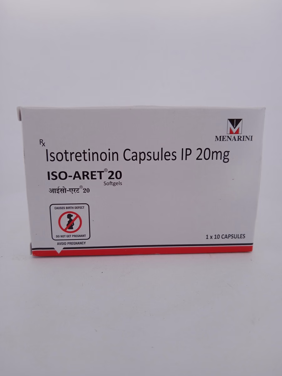 ISO-ARET 20 MG - 10 CAPSULES